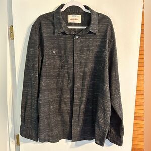 Urban Pipeline Charcoal Button-Up Long Sleeve Shirt